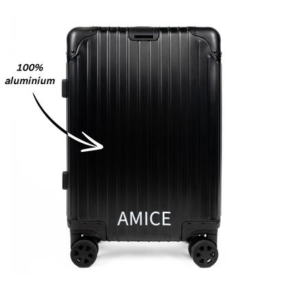 AMICE® ALUMINIUM REISKOFFER ZWART